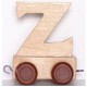 Train de lettres en bois - Lettre Z