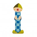 Lettre d&eacute;corative clown en bois - Janod - I (bleu)