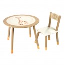 Ensemble table et chaise en bois "Sophie la girafe" - Janod J09531