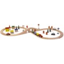 Circuit de train en bois "le chemin de fer en huit" 1090