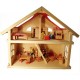 Maison de poupées 2 étages Goki