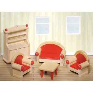 Salon pour maison de poup&eacute;es