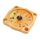 roulette tyrolienne en bois nature