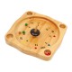 roulette tyrolienne en bois nature