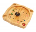 roulette tyrolienne en bois nature