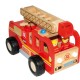 Camion de pompiers - jouet en bois