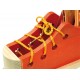 Chaussure à lacer orange