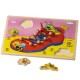 jeu chaussure à enfiler et puzzle à boutons