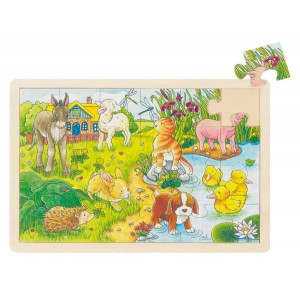 Puzzle b&eacute;b&eacute;s animaux