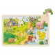 Puzzle en bois bébé animaux J1206