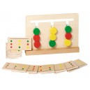 Assortir les couleurs selon un mod&egrave;le - jeu &eacute;ducatif en bois