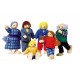 Famille citadine - personnages pour maison de poupées Goki