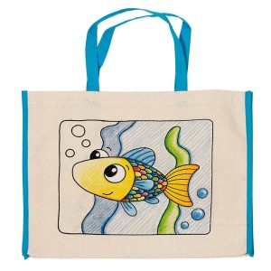 Sac à colorier Poisson - Goki