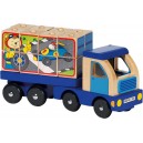 Camion avec cubes &agrave; empiler - Goki