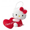 Peluche Hello Kitty coeur &agrave; suspendre