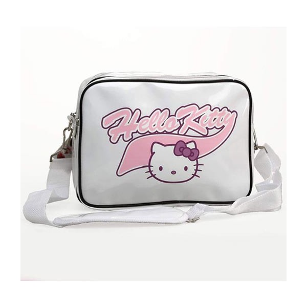 hello kitty sac vernis matelassé gris