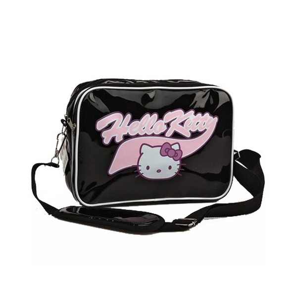 Hello Kitty sac noir verni - la fée du jouet