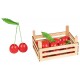 Cagette de cerises en bois, un set idéal pour équiper votre petite marchande
