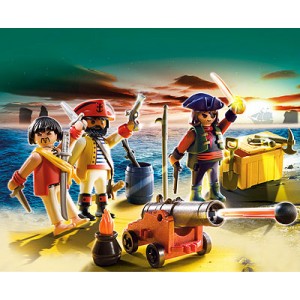 Playmobil équipage de pirates avec armes