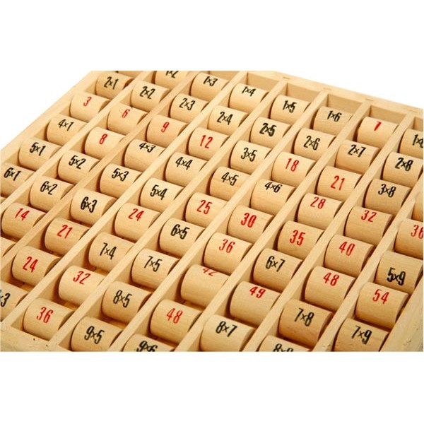 Jeux Educatif Table De Multiplication Table de multiplication en bois, la fée du jouet - jeu éducatif