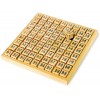 Table de calcul multiplication en bois