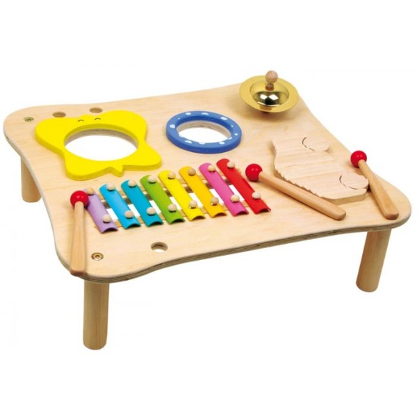 Table de musique en bois pour enfant - la fee du jouet
