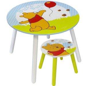 Table + tabouret Winnie l'ourson Disney