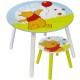 Table et tabouret Winnie l'ourson Disney - Collection abeilles - Fun House