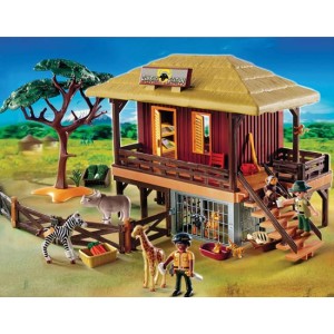 Playmobil centre de soins pour animaux sauvages