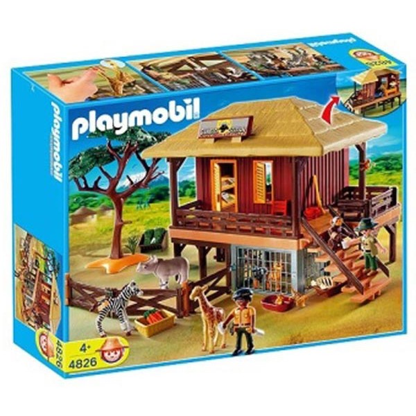 Playmobil centre de soins pour animaux sauvages - playmobil 4826