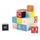 40 cubes en bois lettres et chiffres - Kubix Janod