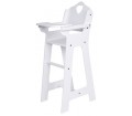Chaise haute pour poupées avec tablette rabattable - J11820