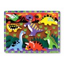 Puzzle en bois dinosaures - 2 ans - Melissa & Doug