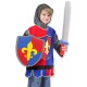 déguisement de chevalier médiéval pour enfant avec accessoires