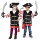déguisement de pirate pour fille et garçon dès 3 ans, panoplie pirate avec cache-œil, épée et chapeau