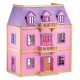 Maison de poupées en bois 3 étages, 5 chambres - J12298