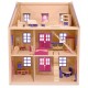 Maison de poupées 3 niveaux avec escaliers, un jouet en bois par Melissa et Doug - dès 3 ans