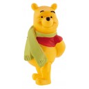 Figurine Winnie l'ourson avec son écharpe verte - figurines Disney à collectionner