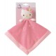 Cadeau de naissance Hello Kitty, doudou en velours rose 32 cm
