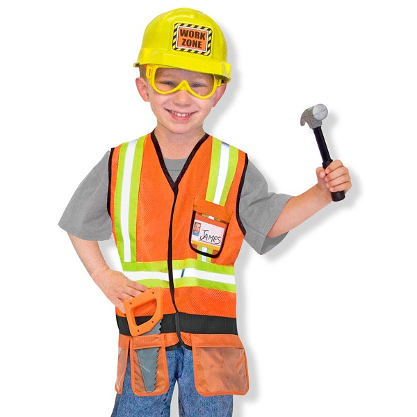 Déguisement chef de chantier enfant - La fée du jouet - déguisements et  panoplies