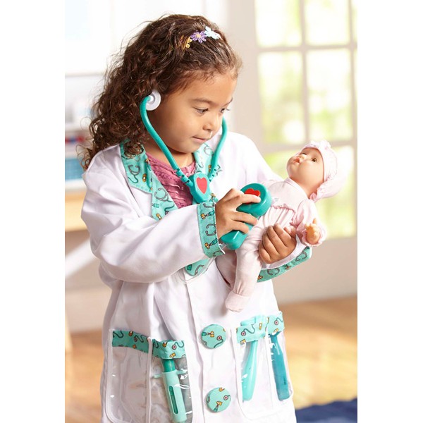 35 Pièces Malette Déguisement de Docteur Enfant Jouet Costume Jeu  d'imitation Medecin Outils Médical Cadeau pour Garçon et Fille (rose) -  Panoplie du docteur - à la Fnac