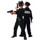 Déguisement Policier enfant avec combinaison et casquette - panoplies et costumes