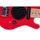 Guitare électrique rouge zoom