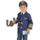 Déguisement de pilote pour enfant de 3 à 6 ans avec accessoires