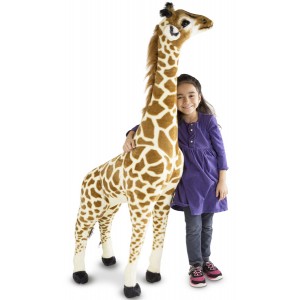 Peluche girafe géante