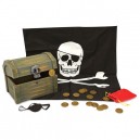 Coffre de pirates en bois avec accessoires et tiroir caché - Melissa and Doug
