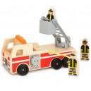 Le camion de pompier en bois avec figurines - Melissa & Doug 19391