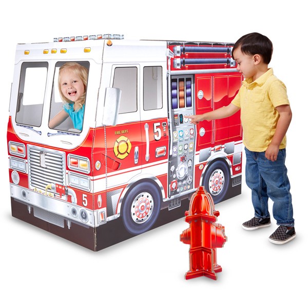 Jouets pompier et camion de pompier pour enfants 