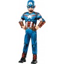 Déguisement de Captain America rembourré pour garçon de 3 à 8 ans - Marvel